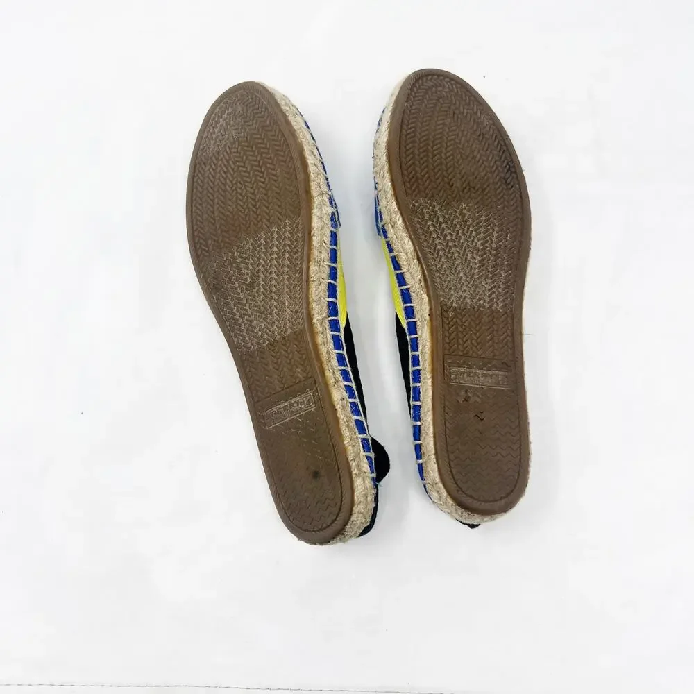[Sperry Top-Sider] Blue Colorblock Canvas Katama Cape Espadrille Flats Size 6.5